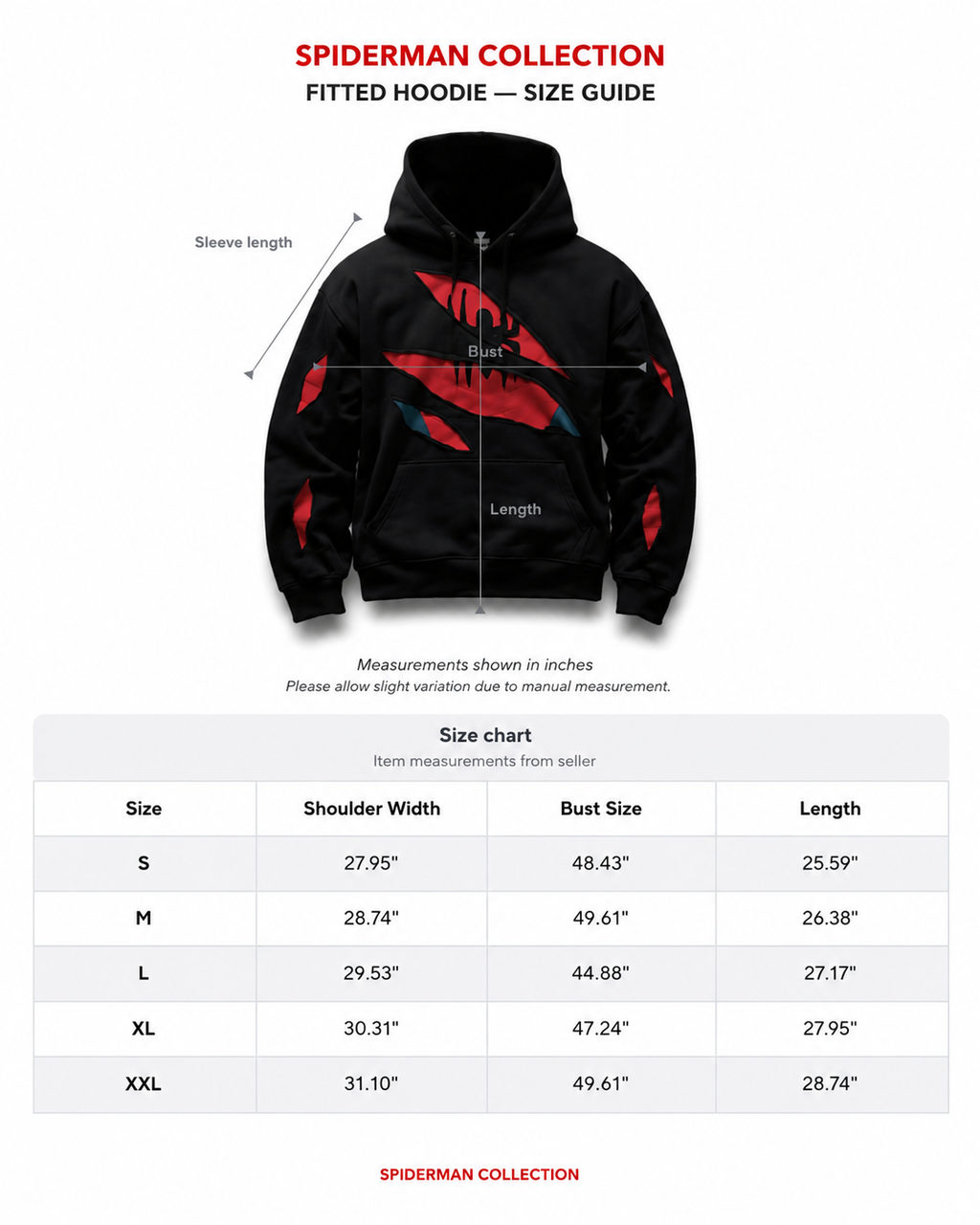 Spider-Man Ripped Hoodie