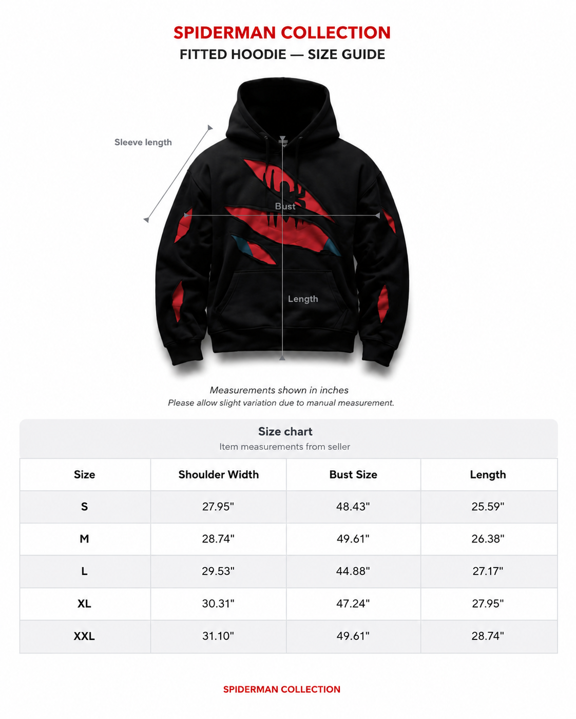 Spider-Man Ripped Hoodie