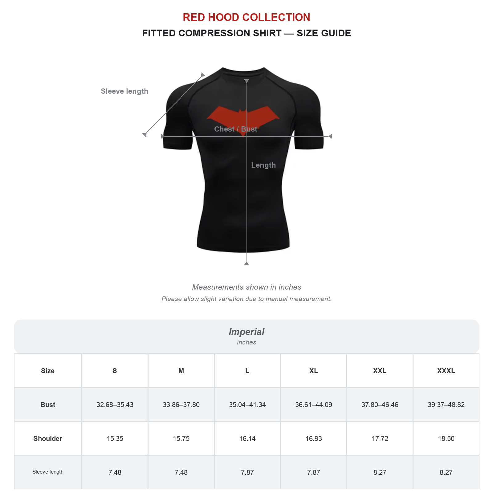 Red hood Compression shirt
